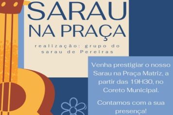 Sarau na Praça