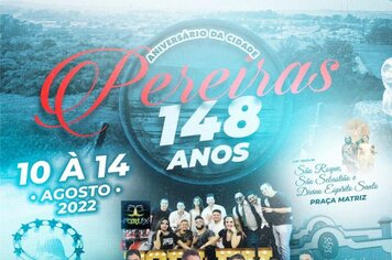 Aniversário de Pereiras (148 anos)